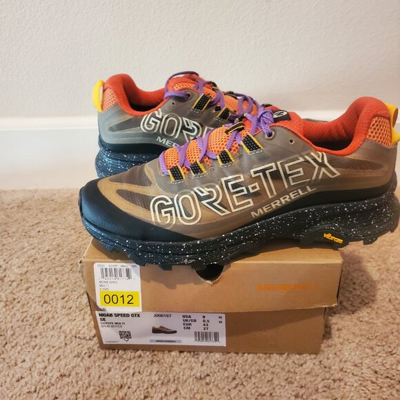 NIB Merrell Moab Speed GTX SE waterproof Gore-Tex mens hiking shoes sz 9 Coyote main image 6